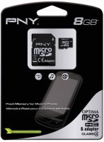 Pny 8GB MicroSDHC Optima (SDU8GBHC4OPTIMA-EF)